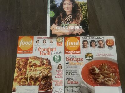 2 Food Network Magazines & 1 Millie Magazine