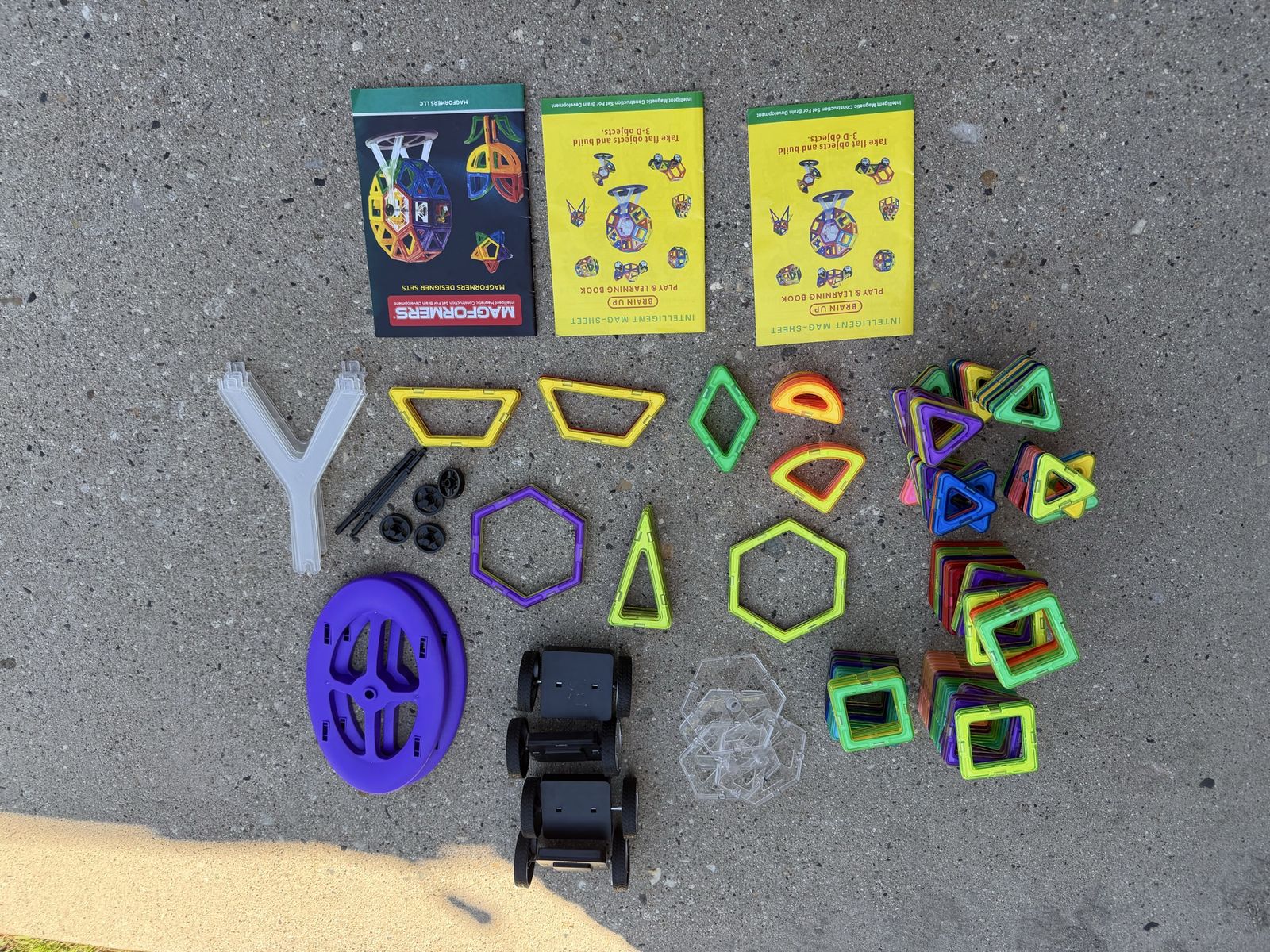 Magformers Brain Up Magnetic Building Set - STEM Learning Toy (3 total sets)