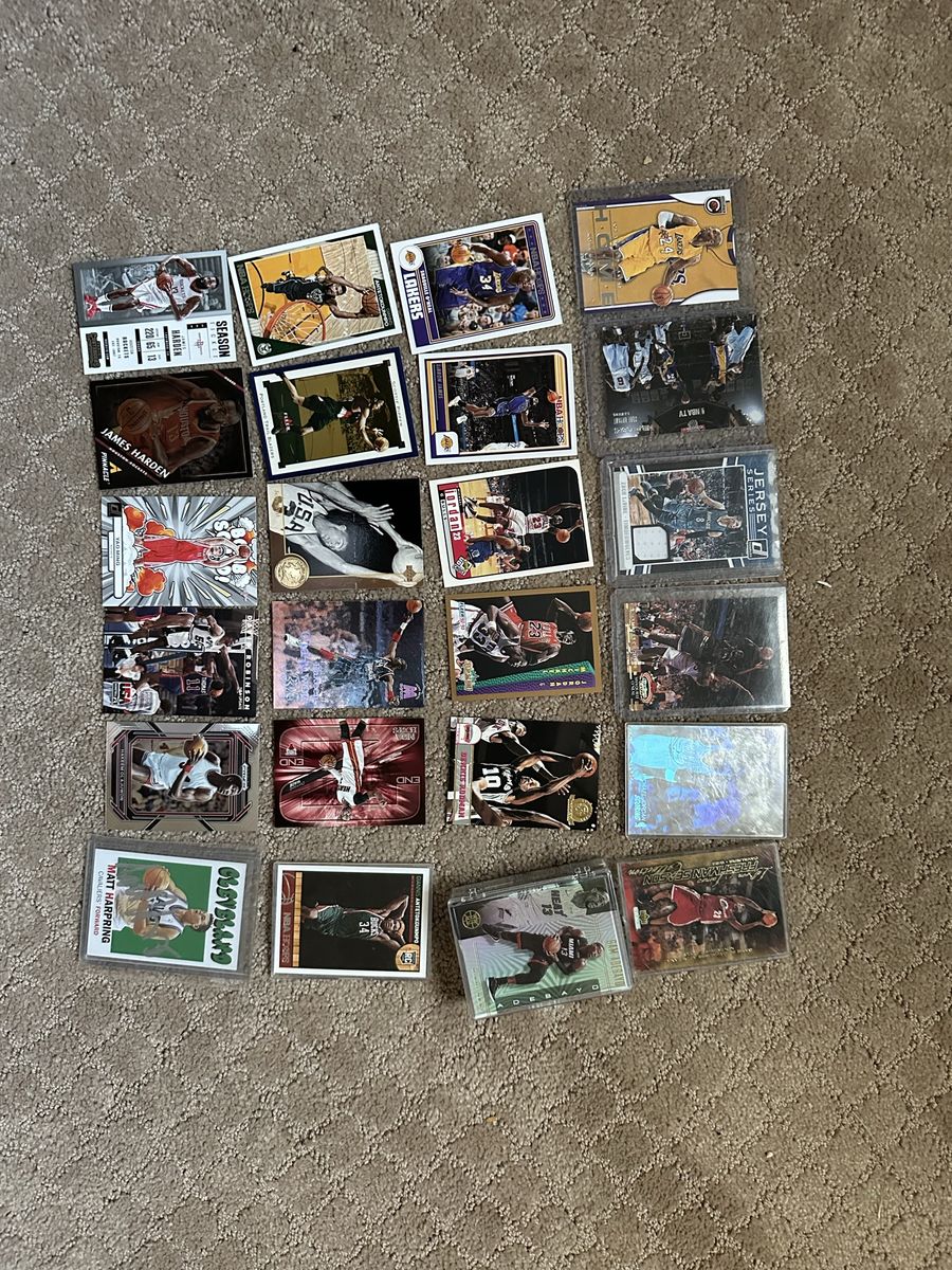 Rare NBA basketball cards, Giannis Antetokounmpo, rookie card, Zach Lavine jersey card, LeBron James game 5 2003 card, etc…