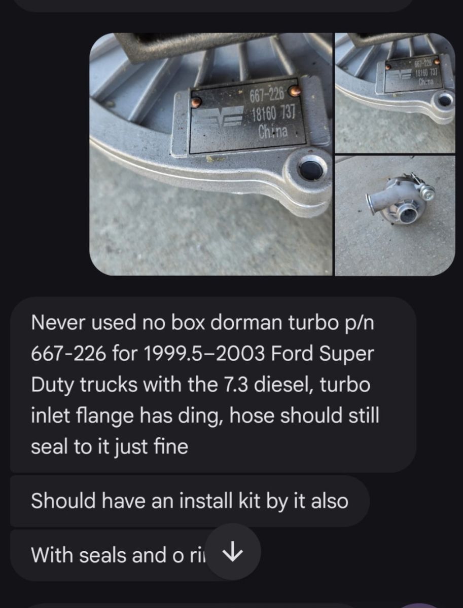 Ford 7.3 Brand New Turbo