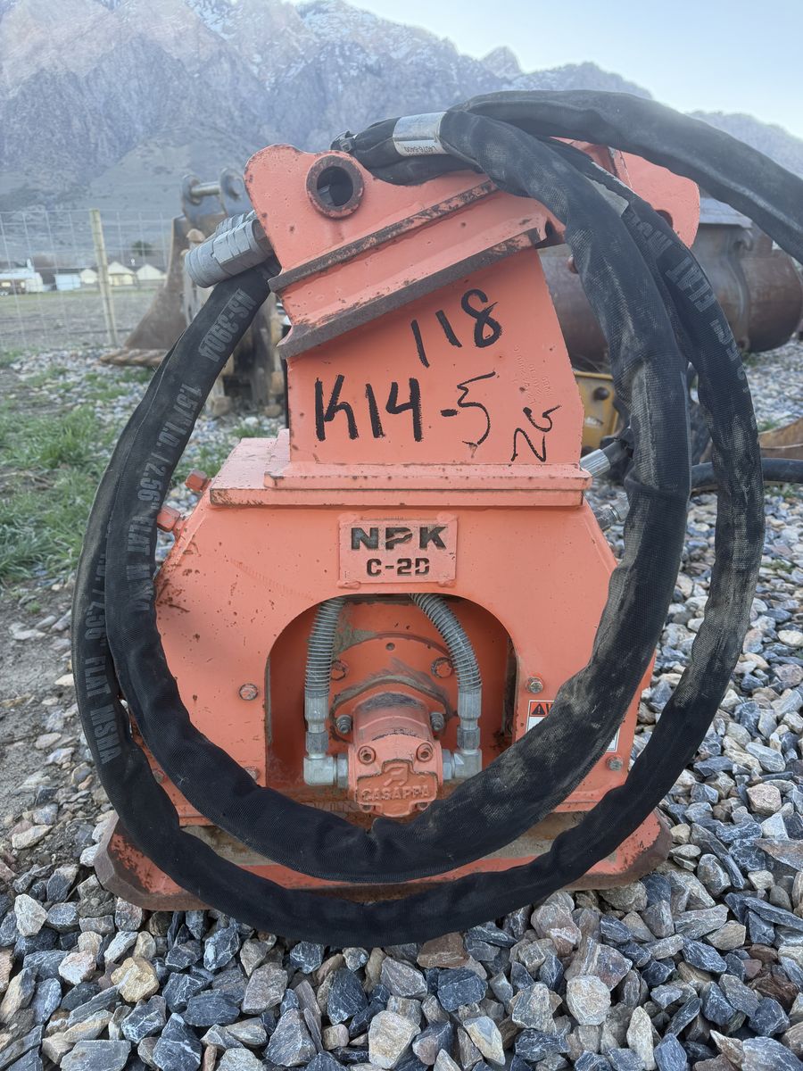 Npk c2d plate compactor/hoe pac/mini excavator