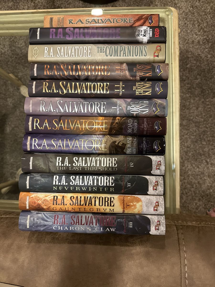 R.A. Salvatore Forgotten Realms D&D Book Lot - 12 Novels
