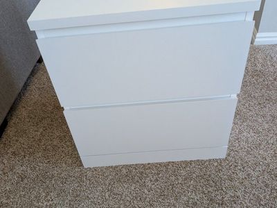 White Drawer Storage / Nightstand