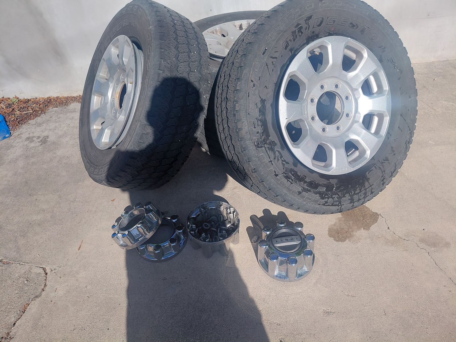Used 2024 ford 8 lug tires and wheels