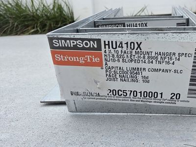 Simpson HU410X 4x10 Face Mount Hanger
