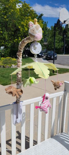 🦒 Carter’s Jungle Crib Mobile – Adorable, Musical & Giraffe-Tastic! PRICE REDUCED $25