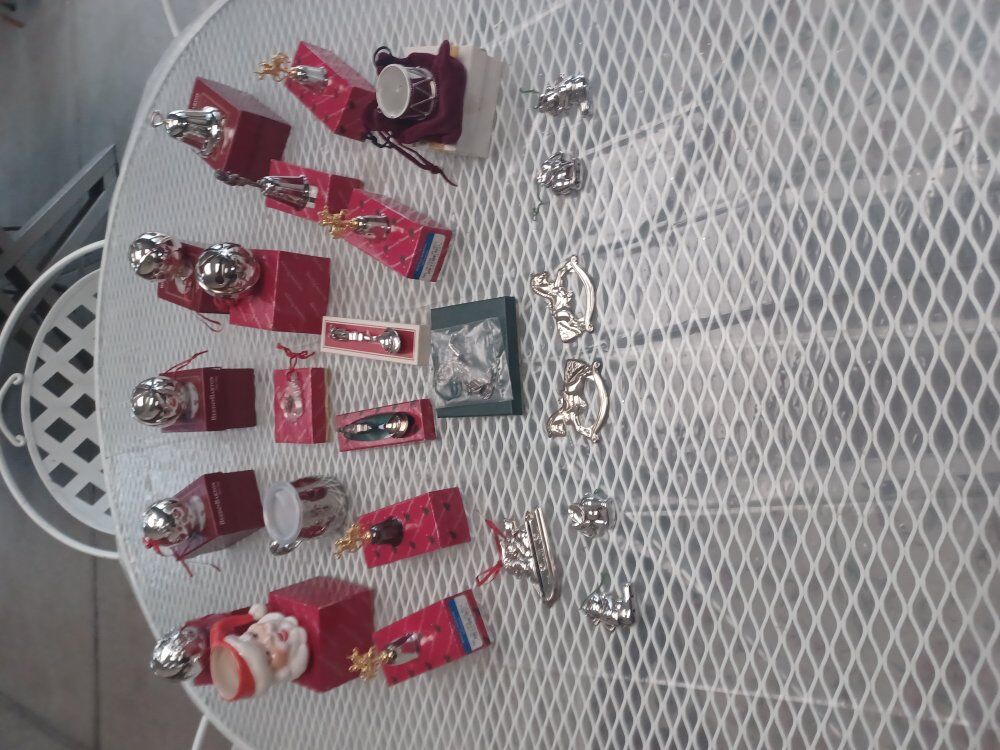 Christmas collectable Silversmith Ornaments and figures  #07