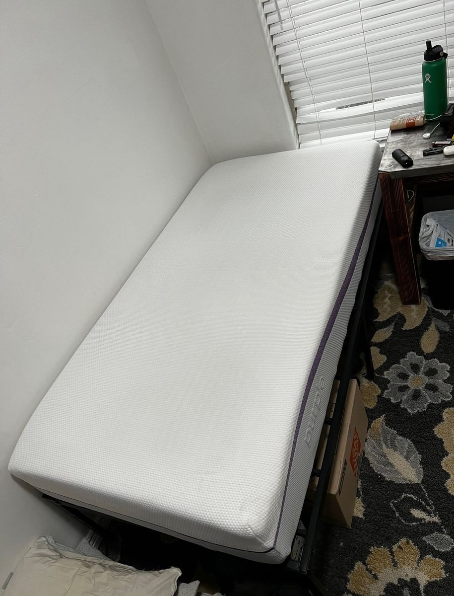 purple twin mattress
