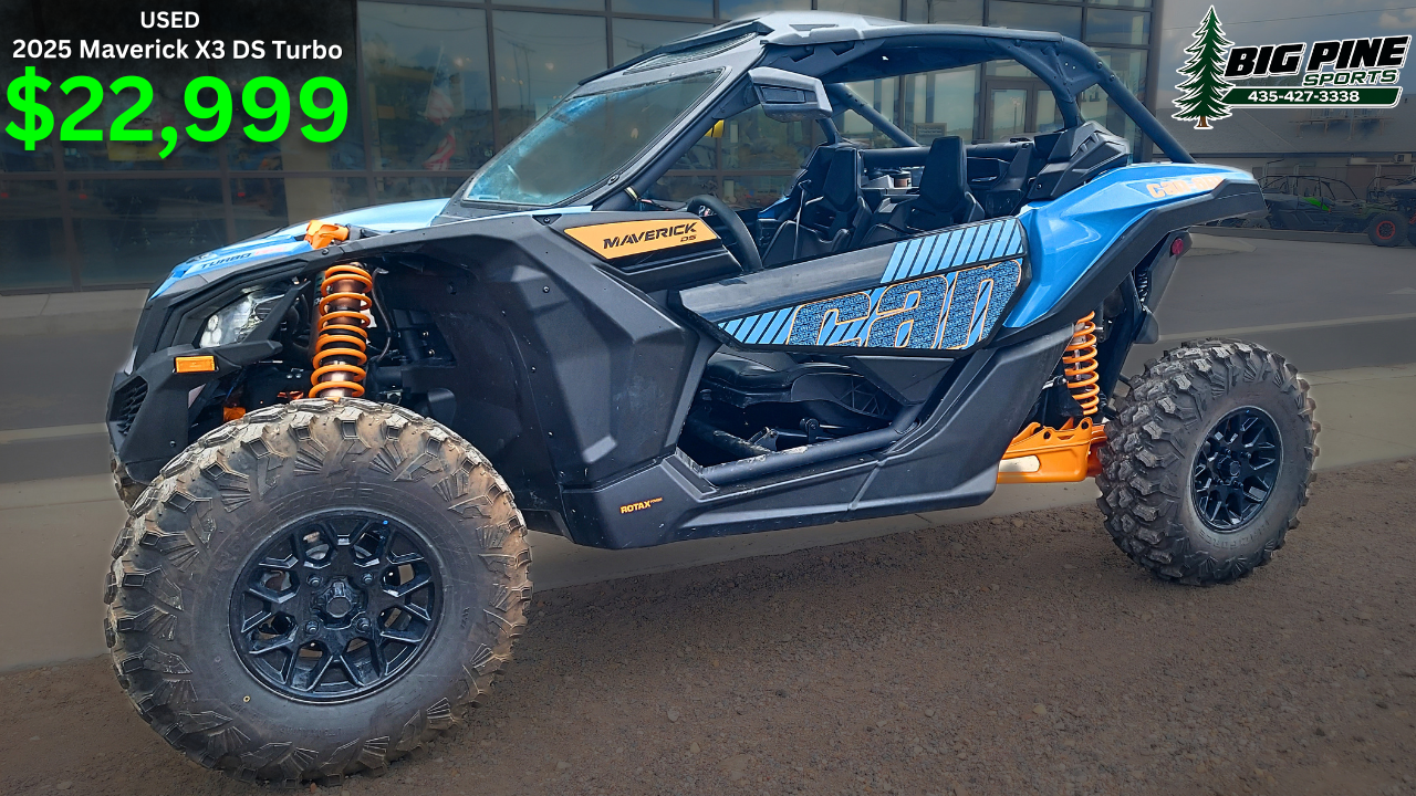 2025 Can-Am Maverick X3 DS Turbo RR – 120 Miles – $22,999