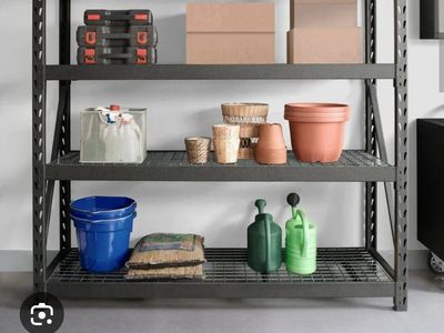 garage metal storage rack shelf costco whalen rack