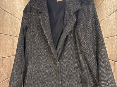 Women’s Navy Pea Coat Size Medium
