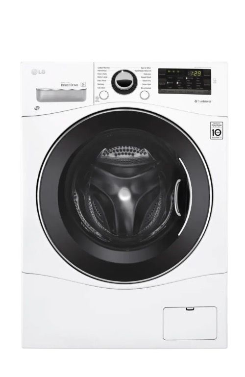 LG 2.3 cu ft Compact All-in-One Washer Dryer Combo WM3488HW – Ventless, Apartment Size