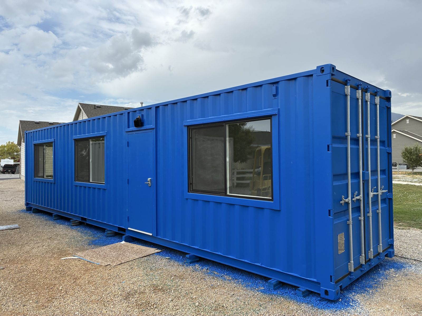 Shipping Container modifications Roll up Doors homes offices, etc.