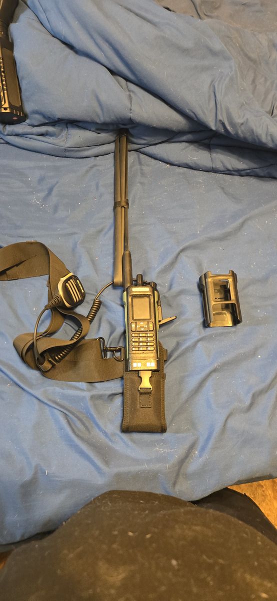 Green baofeng UV-32 with extras