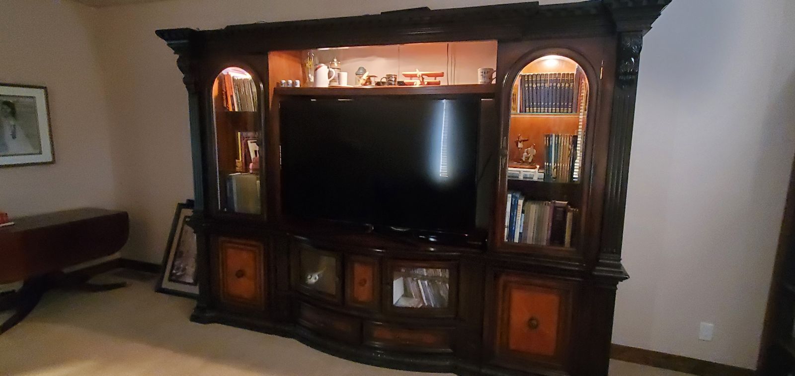 Mahogany Entertainment Center