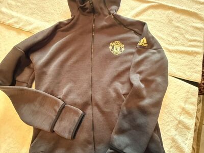 Manchester United Adidas Soccer Hoodie Medium