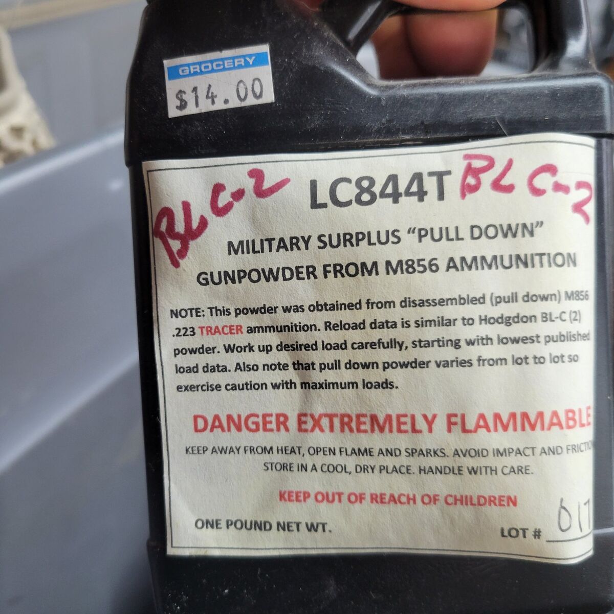 new BLC2 powder LC844T Reloading