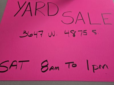 Yard sale