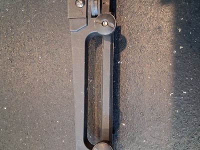 Black Rear Airsoft M4 Sight