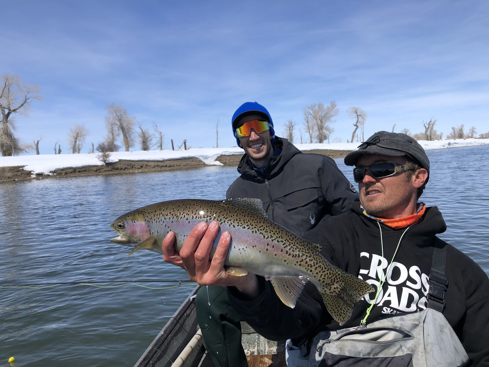 Winter Rates- Guided drift boat fishing trips Wy