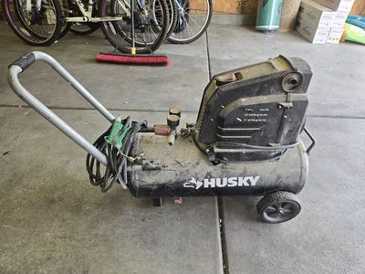 Husky 8 Gallon Portable Air Compressor - $95