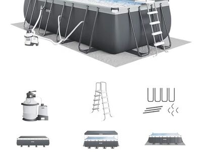Intex Above Ground Pool - 45inch Deep - uses sand pump