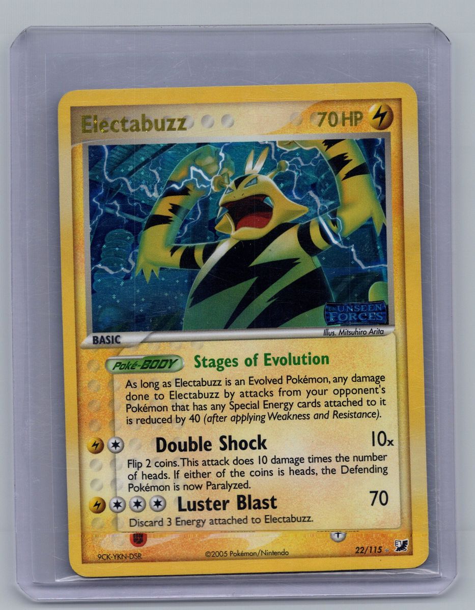 (NM) Electabuzz 22/115 Reverse - Pokemon EX Unseen Forces