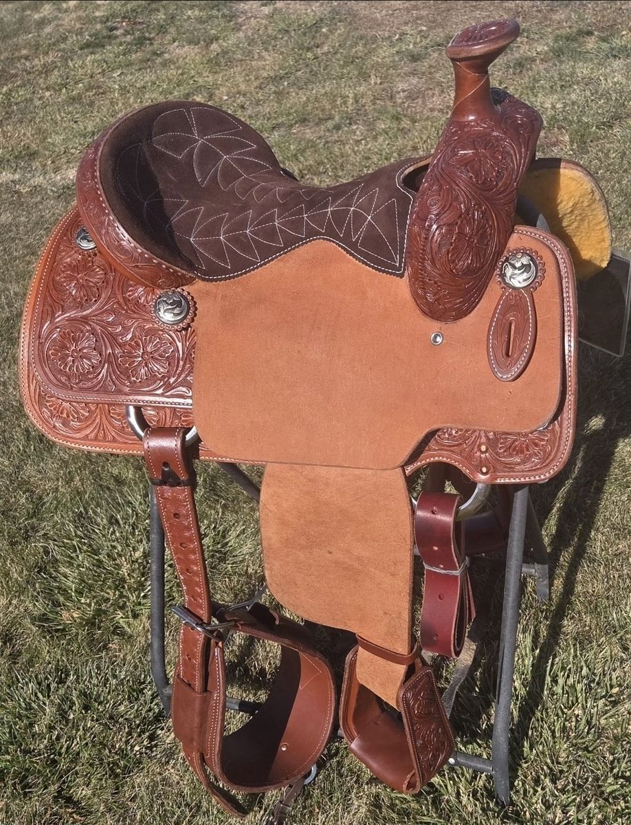 14.5" Cactus Rope Saddle