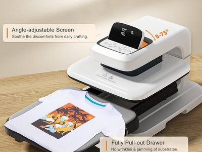 HTVRONT Auto Heat Press 2 (brand-new)