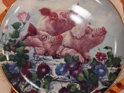 Joan Wright collectors plate