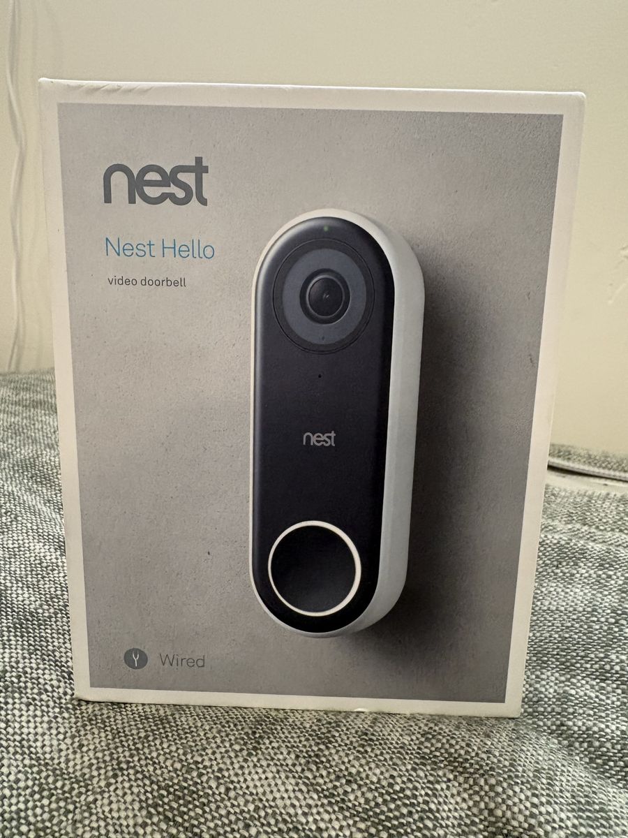 Google Nest Hello Wired Video Doorbell - Brand New Unopened