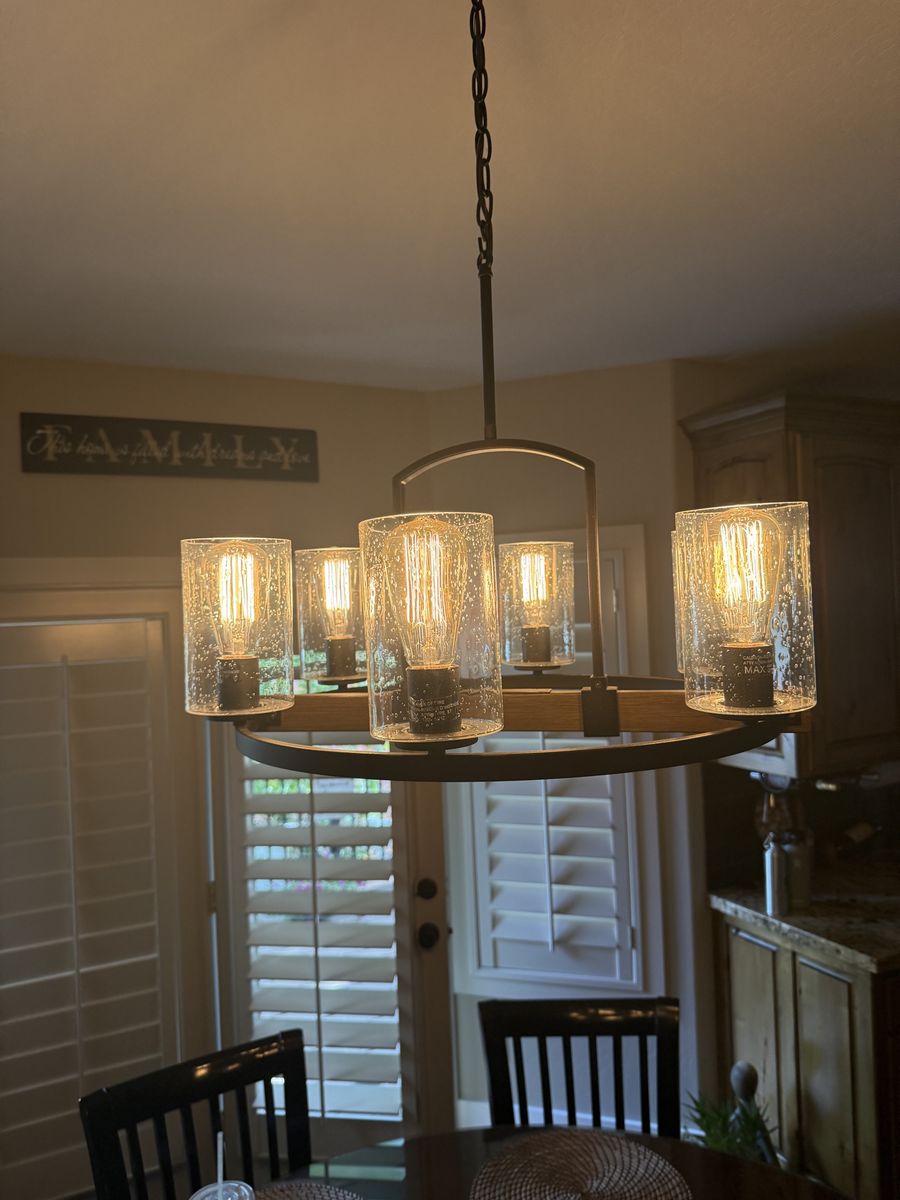 Rustic chandelier