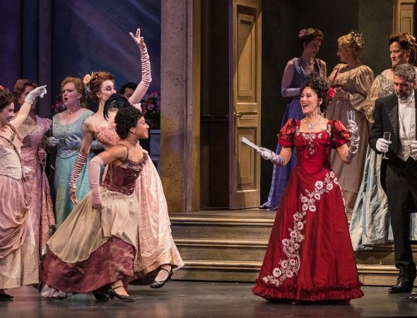 two front tickets R La Traviata