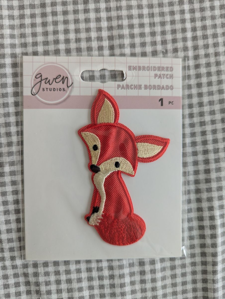 Gwen Studios Fox Embroidered Iron-On Patch