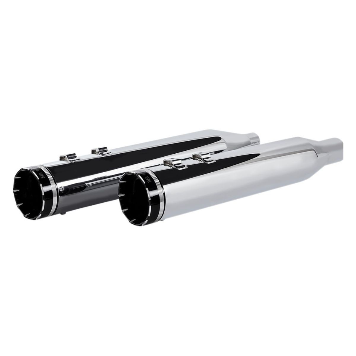 Full dual exhaust for twin cam touring Harley