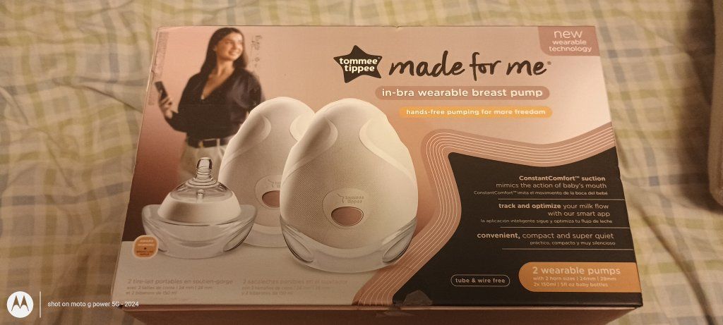 new in box tommee tippee hands free breast pump