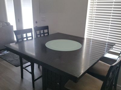 Counter height kitchen table
