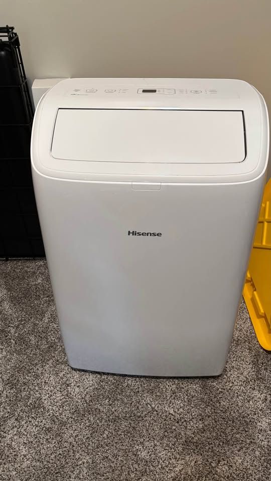 Hisense 8,000 BTU Portable Air Conditioner with Dual Hose and Inverter