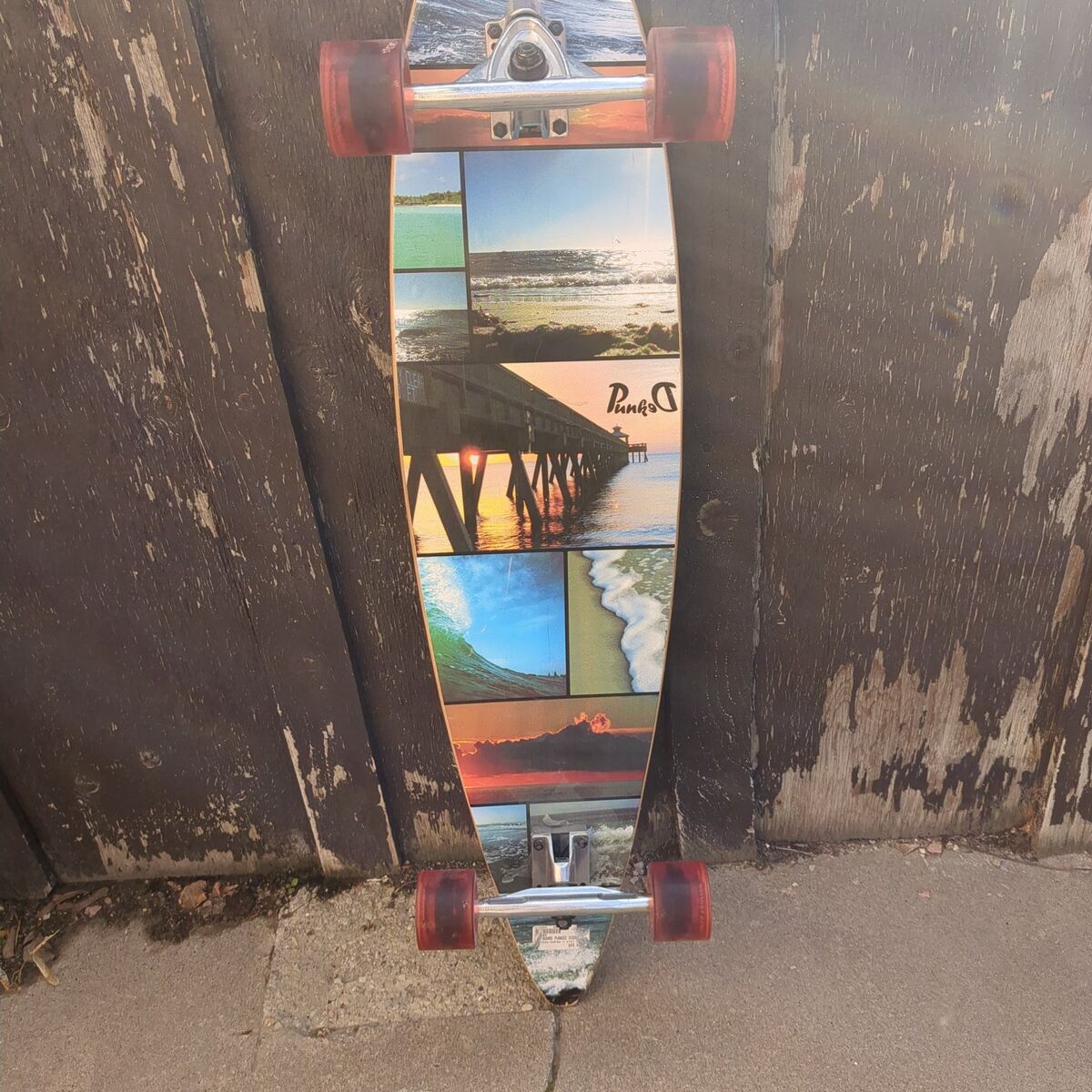 Punked seaside pintail longboard