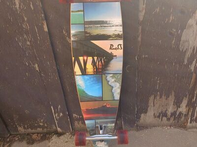 Punked seaside pintail longboard