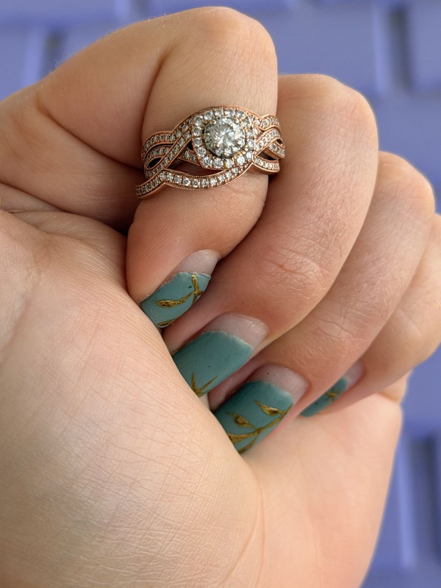 14k Rose gold wedding ring