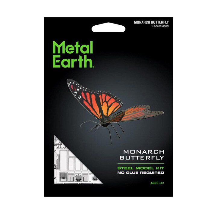 New Fascinations Metal Monarch Butterfly Model Kit