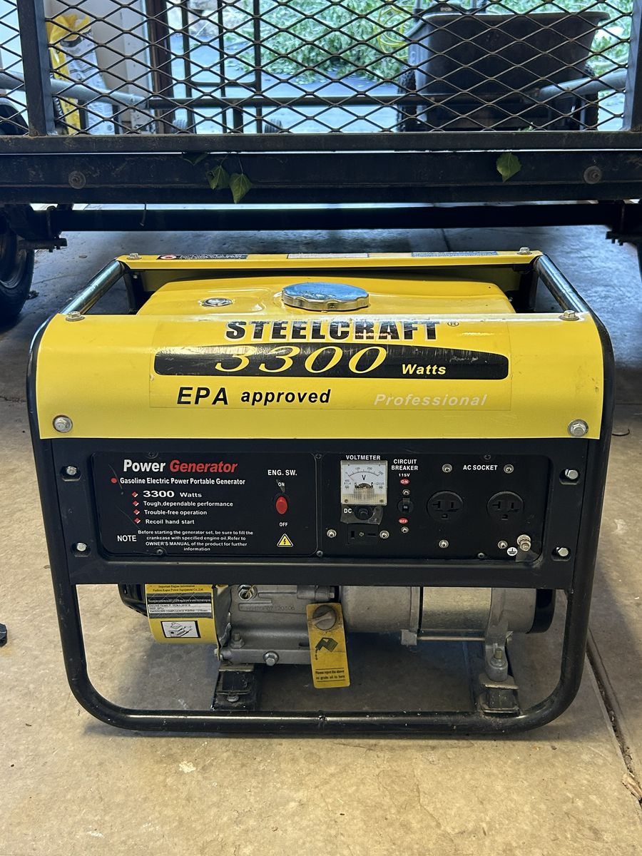 Steelcraft 3300 Watts Gas Generator
