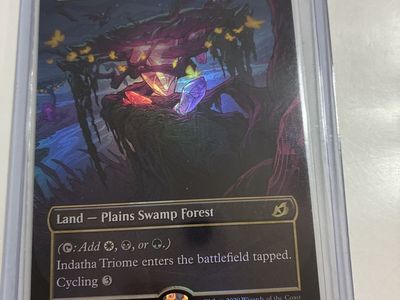 Indatha Triome IKO EN MTG Magic: The Gathering Robbie Trevino Plains Swamp Forest NM/M