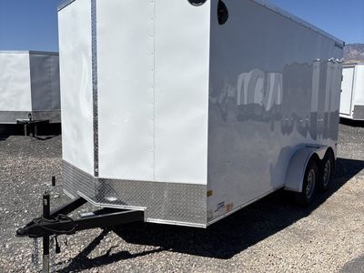 7x16 Wells Cargo Fast Trac Deluxe Enclosed Cargo Trailer - 7'0" Interior - 7K GVWR -