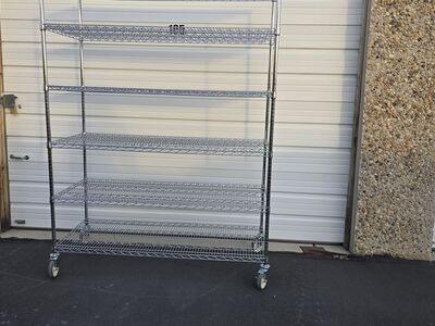 Stainless Steel Non Rolling Shelves Metro and TSS