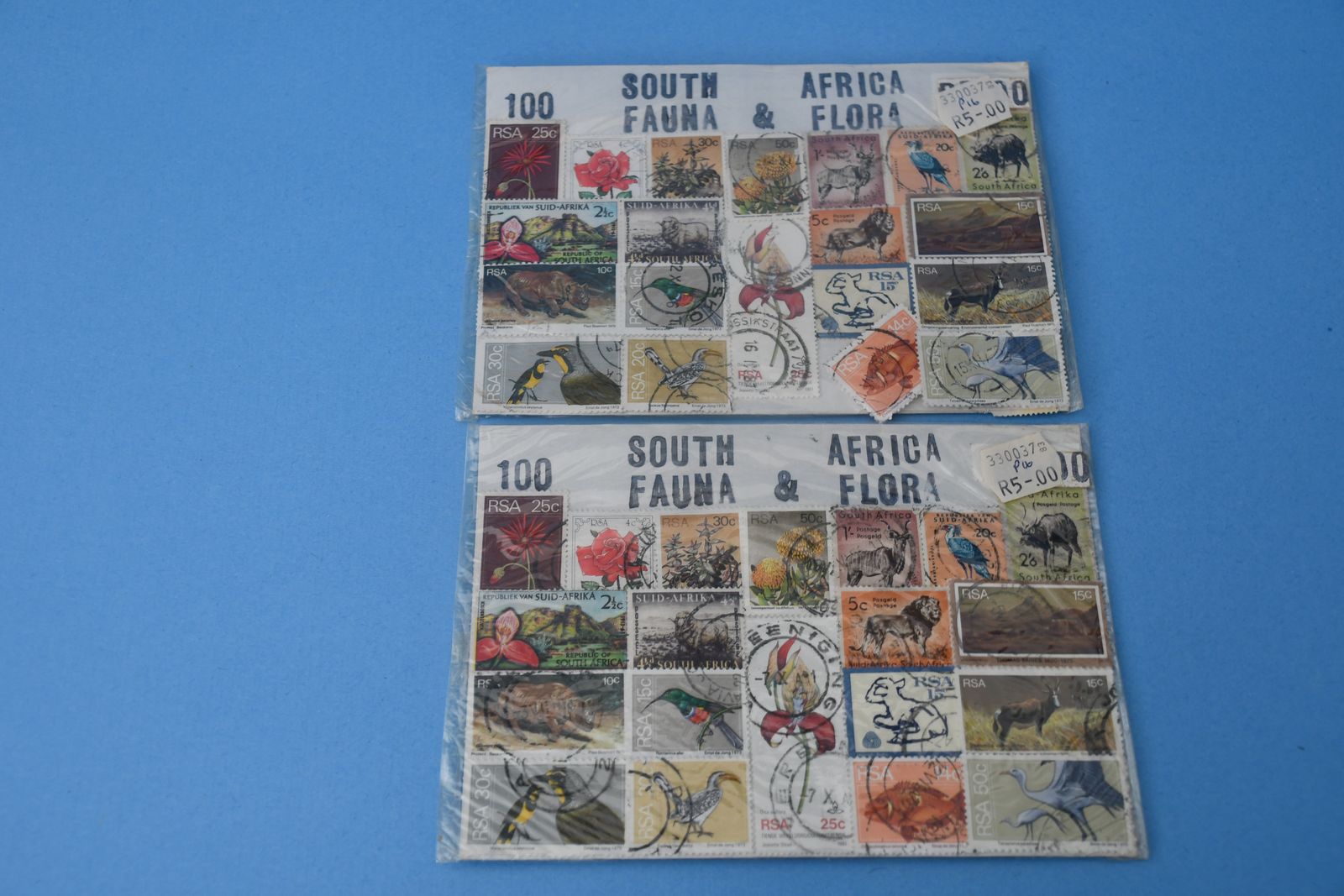  SOUTH AFRICA STAMPS ~ FAUNA & FLORA ~ 2 PACKAGES ~ BOTH FOR $5  