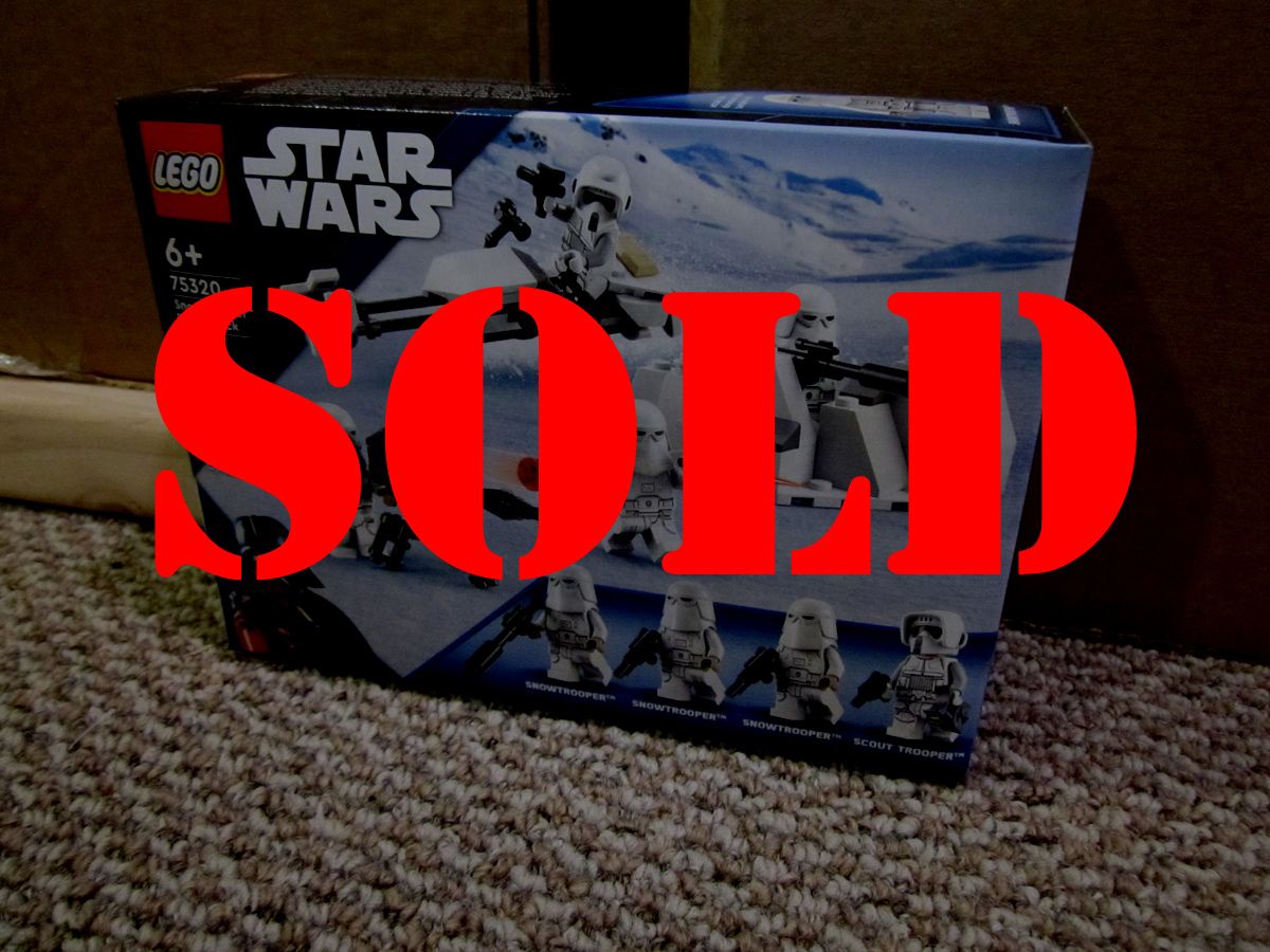 SOLD - Lego 75320 Star Wars Snowtrooper Battle Pack New Sealed