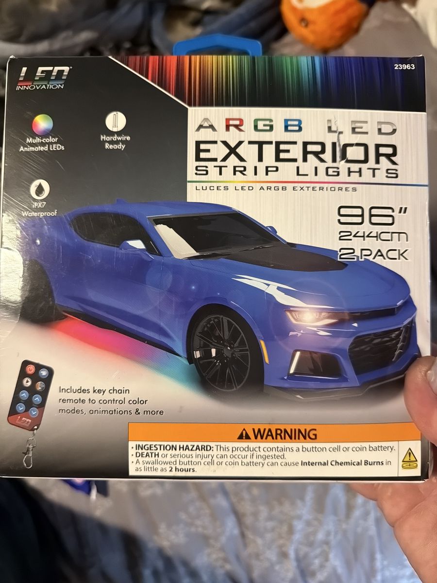 ARGB Led Exterior Strip Lights 96" 2 Pack