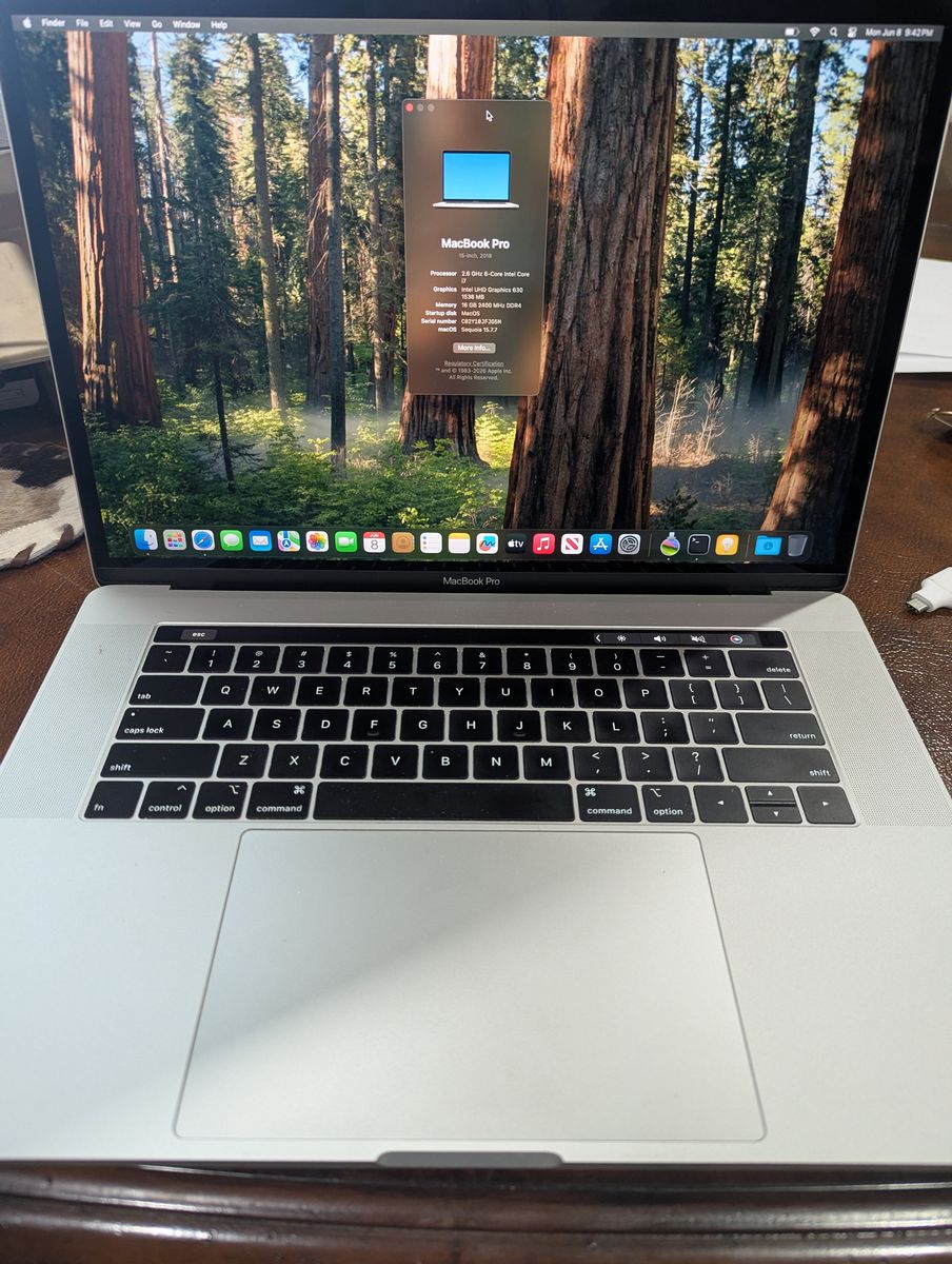 MacBook Pro 15-inch 2018 Intel i7
